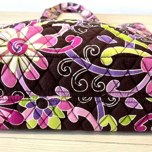 Vera Bradley Purple Punch Tote - Picture 5 of 7